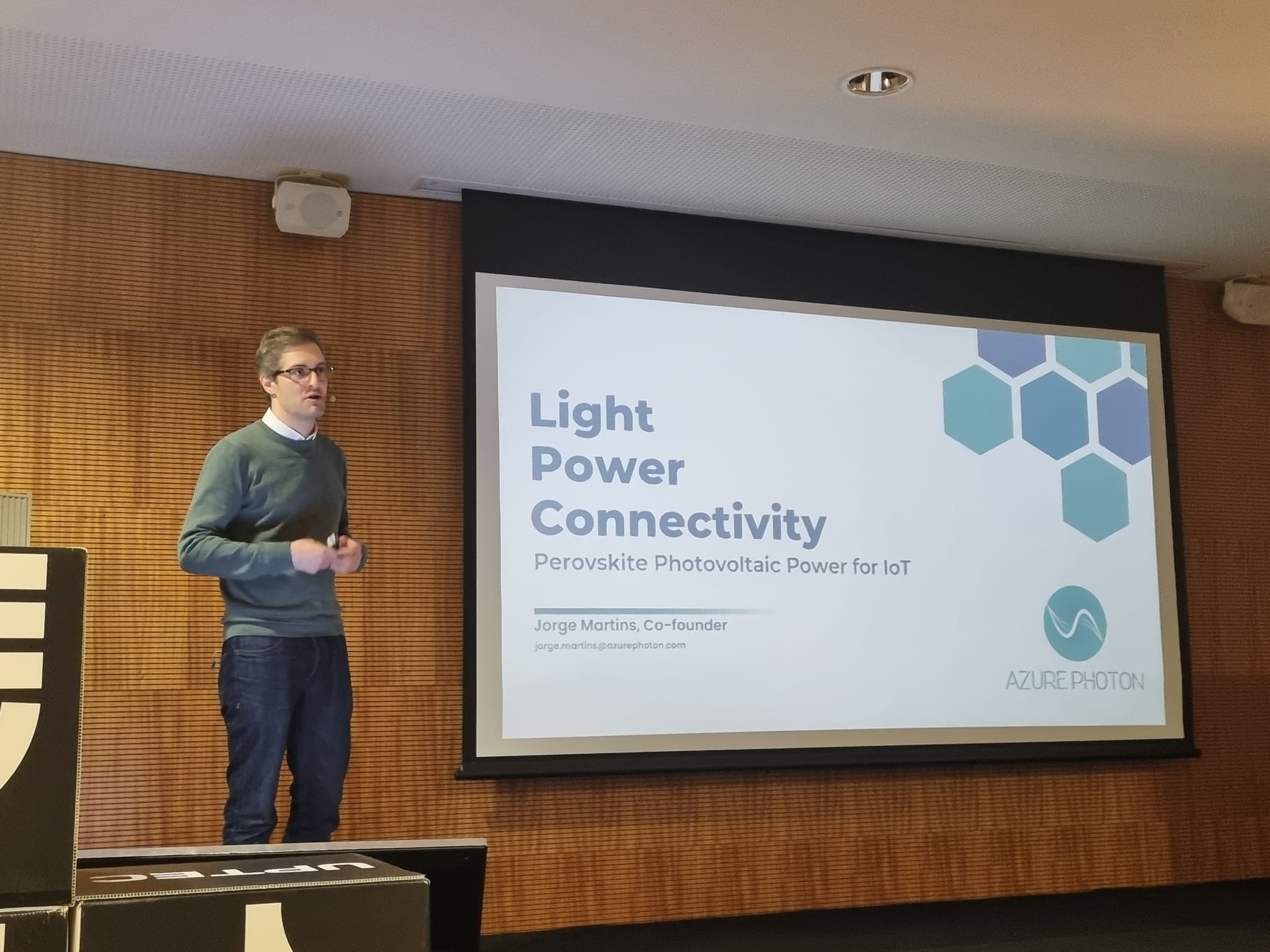 School of Startups Pitch Day - Presentation Stage